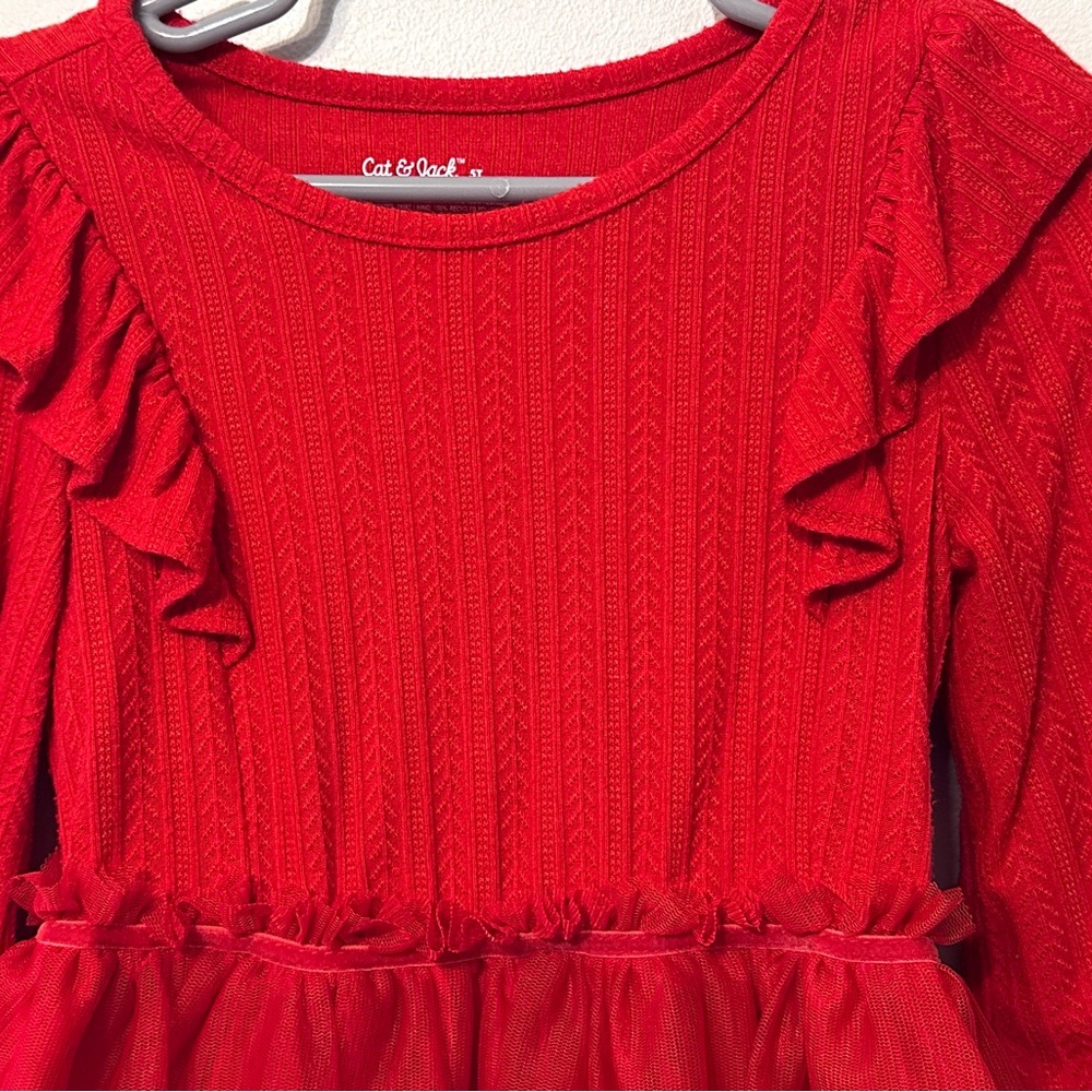 Cat & Jack Knit Tulle Dress - Picture 5 of 7